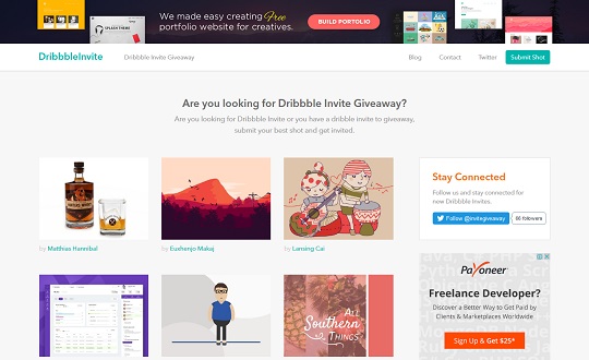 Dribbble Invite Giveaway